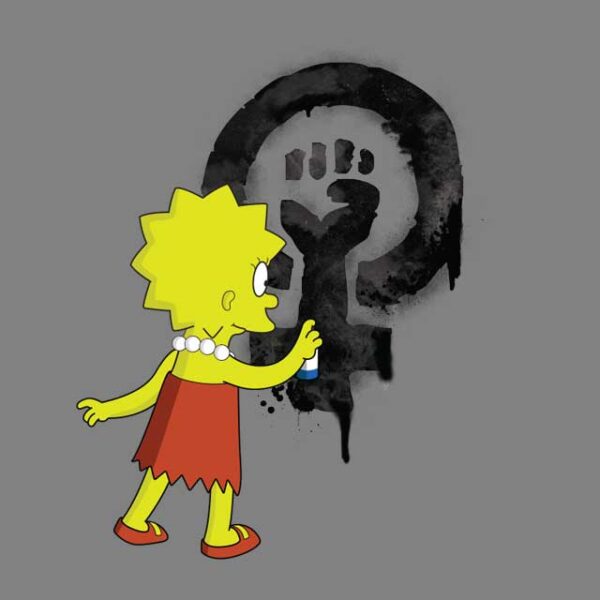 Lisa Simpson Feminism T shirt